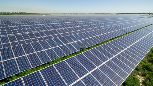 Aerial view of FPL Babcock Ranch Solar Energy Center