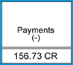 The payments section shows the total number of payments that have posted since your last bill.